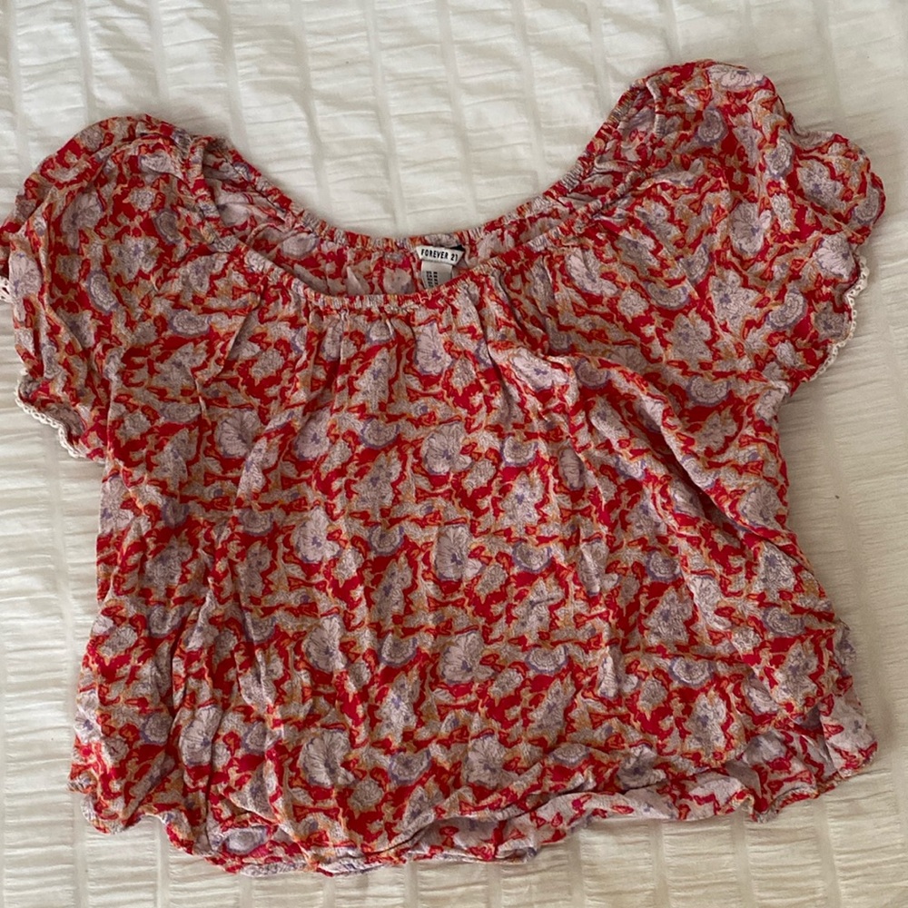forever 21 floral top
